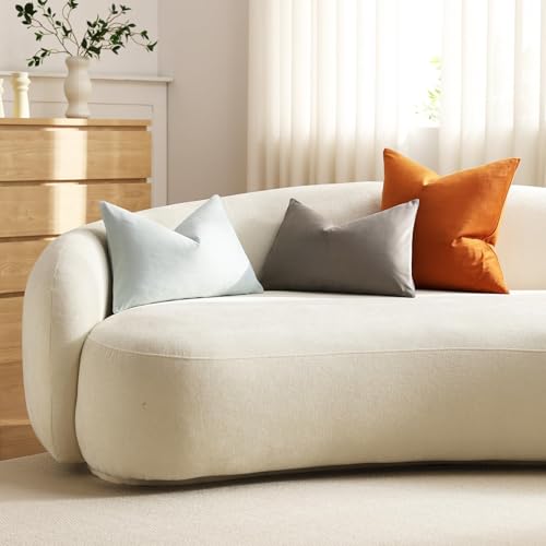 Lumbar Pillow Covers 12x20 Light (Slate Grey / 20" x 12" (Pack of 2))
