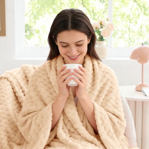 Blush Sand Twin Blanket for Couch (Blush Sand / Twin(60"x80"))