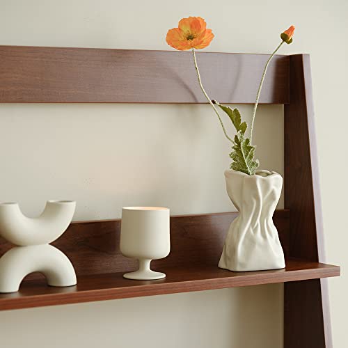 Crinkle Paper Bag Vase (Matte Crème)