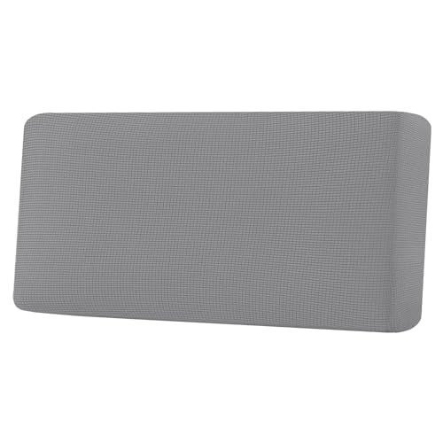 Super Stretch Individual Seat Cushion Covers Sofa Covers Couch Cushion Covers Slipcover Sets Thick Jacquard Textured Twill Fabric (Dove / 1 Cushion Sofa)