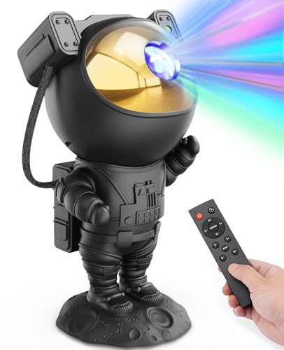 Galaxy Projector for Gaming Room Decor (Black)