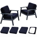 4Pcs Outdoor Cushion Covers (Navy Blue / 4PCS)