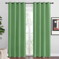 Froest Green Blackout Curtains 86 inches Length for Living Room (Forest Green / 55"W x 86"L (Pack of 2))