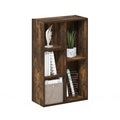 LUDER Book Shelf (Amber Pine / 5-Cube)