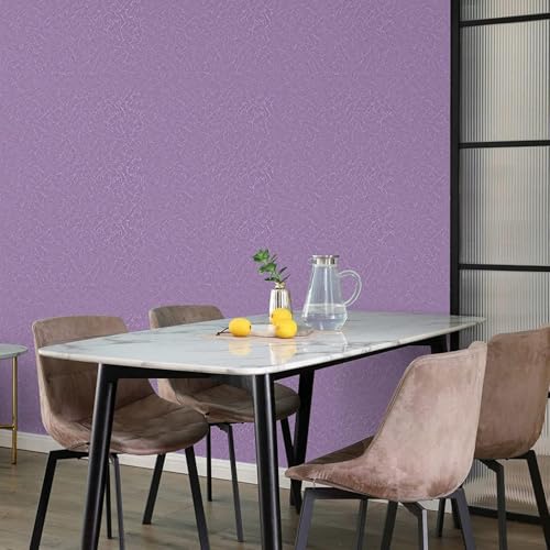 Purple Peel and Stick Self Adhesive Wallpaper Countertop Contact Paper (15.7" x 196.8" / Purple)