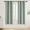 Sage Green Room Darkening Curtains 72 Inches Long 2 Panels for Living Room (Greyish Green / 40"W x 72"L (Pack of 2))