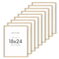 Beige Oak Wood 18x24 Picture Frame (Set of 09 / Beige Oak / 18x24 in)