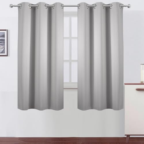 Light Grey Blackout Curtains (Light Grey / 38"W x 54"L (Pack of 2))