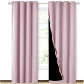 Lavender Pink Blackout Curtains for Nursery 52" w x 84" L 2 Panels (Lavender Pink / 52"W x 84"L (Pack of 2))