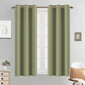 Blackout Curtains 38x54 inch Sage Green Thermal Drapes (Sage Green / 38"W x 54"L (Pack of 2))