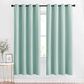 Blackout Curtain Panels 72 (Aqua Blue / 52"W x 72"L (Pack of 2))