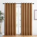 Blackout Draperies Curtains for Kids Room (Gold Brown / 60"W x 84"L (Pack of 2))