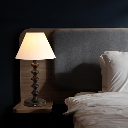 Ember Rechargeable Table Lamp (Antique Brass_Baluster)