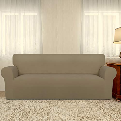Stretch Couch Covers for Sofa Large Sofa Slipcovers Tan (Large Sofa / Tan)