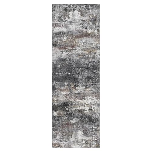 2x5 Runner Rug for Hallway (Dark Grey / 2' x 5' (Rectangular))
