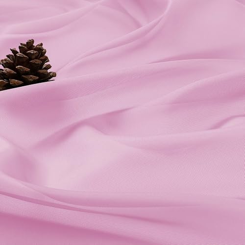 Light Pink Bedroom Curtains 96 Length for Farmhouse (Light Pink / 59"W x 96"L (Pack of 2))