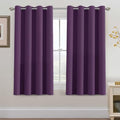 Blackout Curtains 63 Inch Length Purple Drapes Curtains Elegant for Living Room (52"W x 63"L (Pack of 1) / Plum Purple)