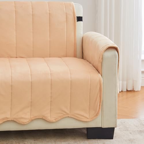 Velvet Chair Cover (Chair / 20- Velvet - Peach)