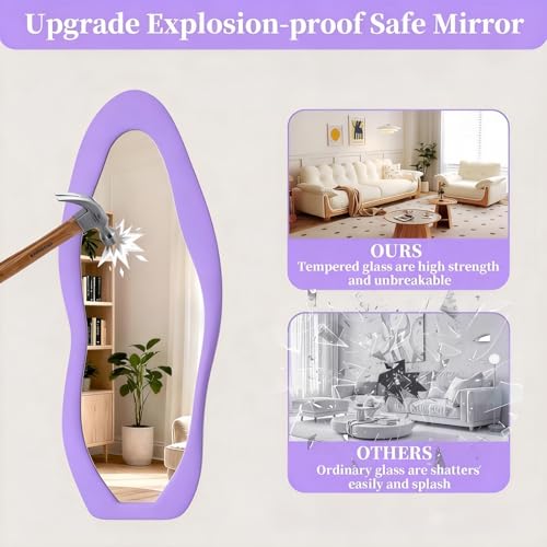 Full Length Mirror (Violet / 63"L x 24"W)
