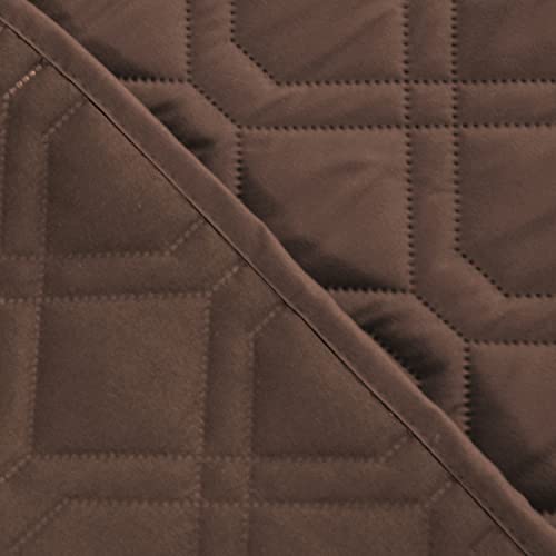 Waterproof Blanket Reversible Dog Bed Cover Pet Blanket for Furniture Bed Couch Sofa (52x82 Inch (Pack of 1) / Chocolate)