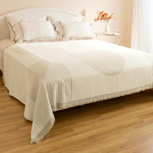 Couch Cover for Sofa (Arc Cream / 91*134 inch)