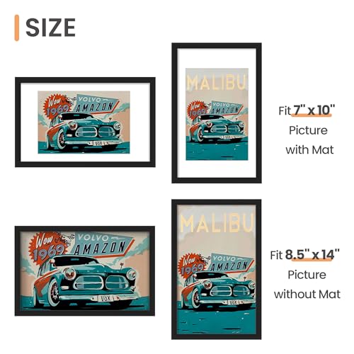 8.5 x 14 Picture Frame (Black / 8.5x14)