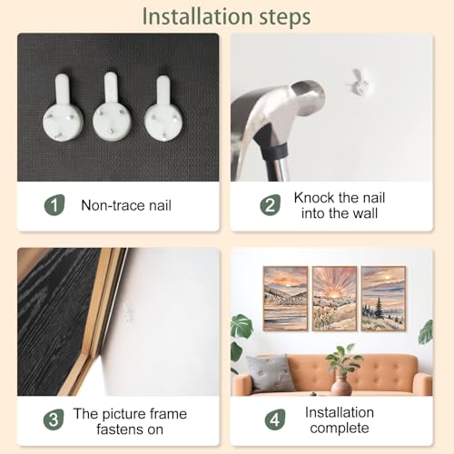 Boho Sun Canvas Wall Art Set (Watercolor / 16"L x 24"W)
