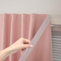 Self Adhesive Blackout Curtains (35"W x 59"L (Pack of 1) / Pink)