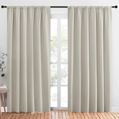 Living Room Curtains (Natural / 70"W x 84"L (Pack of 2))