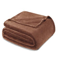 Soft Fleece Blanket Twin Size for Bed (Brown / Twin XL (66" x 90"))