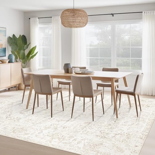 6x9 Area Rugs for Living Room (Boho Beige / 6' x 9' (Rectangular))