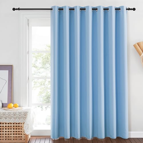 Blue Room Divider Curtains 100 inches Wide Curtains (Blue / 100"W x 84"L (Pack of 1))