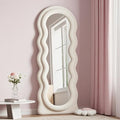Full Length Mirror (Cream / 63"L x 24"W)