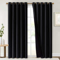 High End Thermal Curtains (Black / 70"W x 84"L (Pack of 2))