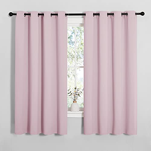 Blackout Curtain Panels (Baby Pink / 55"W x 68"L (Pack of 2))