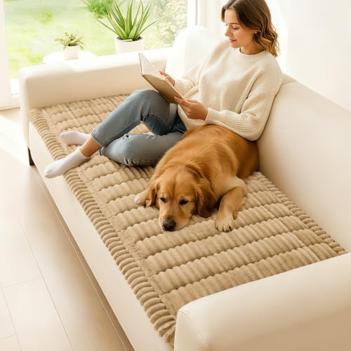 Couch Cover for Dogs (Camel / 27.6"x27.6")