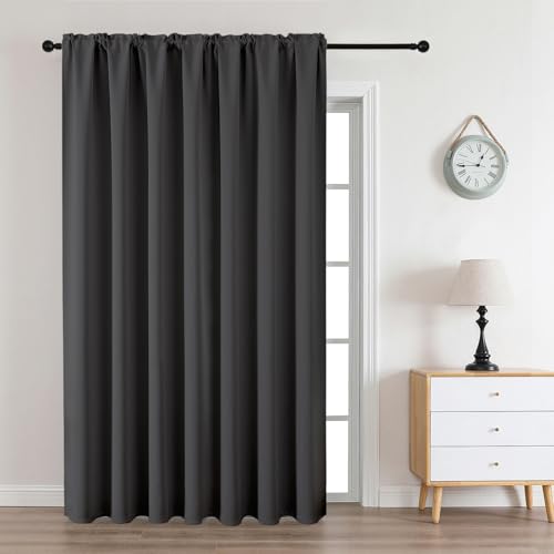 Dark Grey Blackout Curtains Customize (Dark Grey / Customsize)