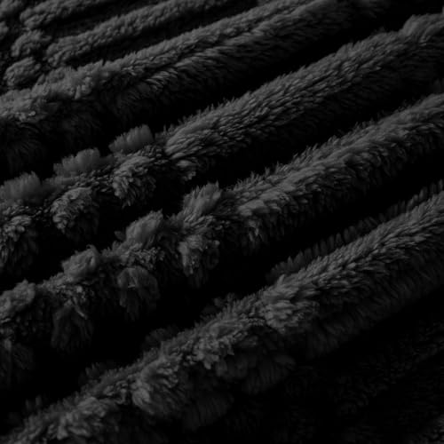 Black Throw Blanket (Black / Throw(50x60))