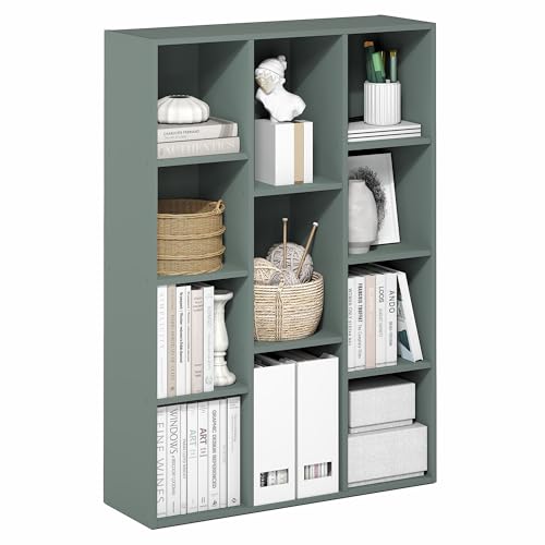 LUDER Book Shelf (Sage Green / 11-Cube)
