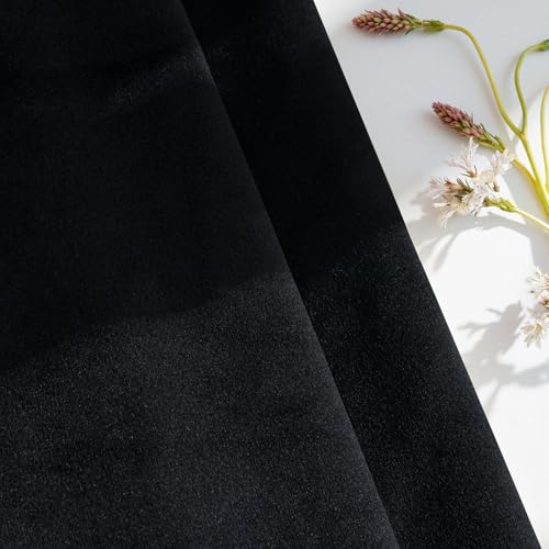 28x28 Inch Pack of 2 Euro Velvet Throw Pillow Covers Black (28" x 28" (Pack of 2) / Black)
