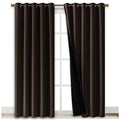 High End Thermal Curtains (Brown / 70"W x 84"L (Pack of 2))