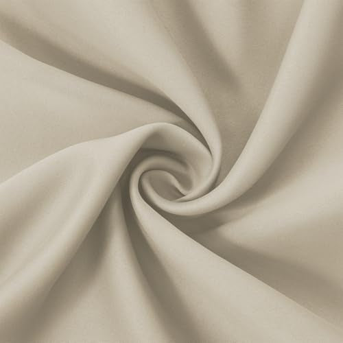 Light Beige Thermal Blackout Curtains (Light Beige / 38"W x 54"L (Pack of 2))