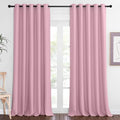 Blackout Curtains 84 Inch Length (Rouge Pink / 66"W x 102"L (Pack of 1))