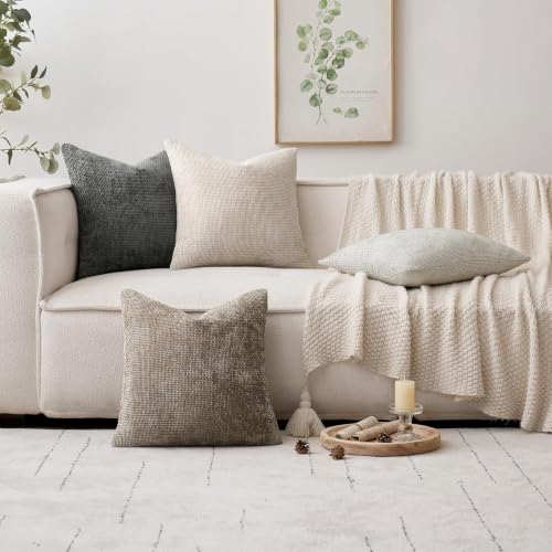 Decorative Grey (24" x 24" (Pack of 2) / Grey-white)