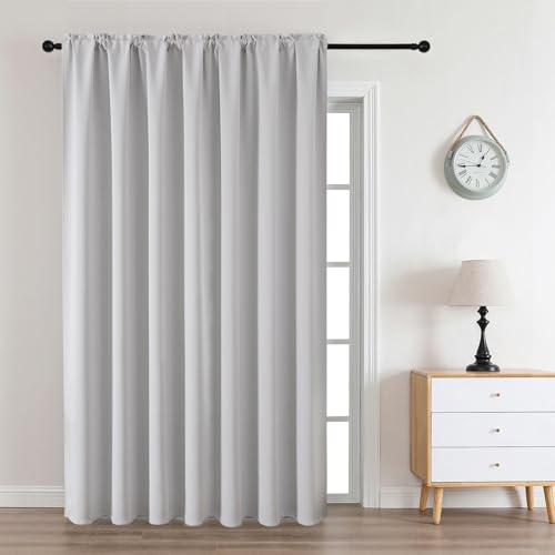 Custom Blackout Curtains for Bedroom Living Room (Greywish White / Customsize)