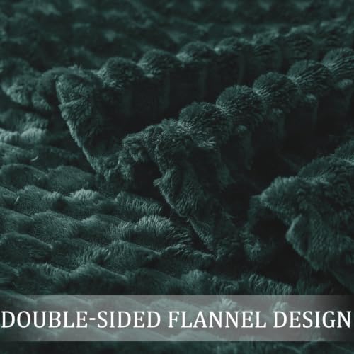 3D Fleece King Size Blanket for Bed (Forest Green / King ( 90x104 IN ))