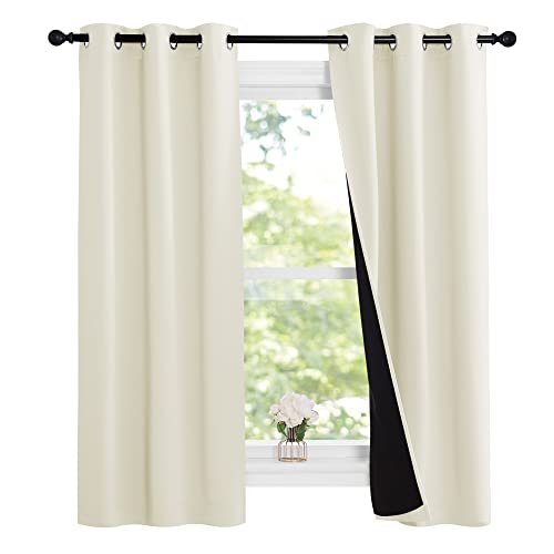 Cold Reducing Curtains (Beige / 37"W x 63"L (Pack of 2))