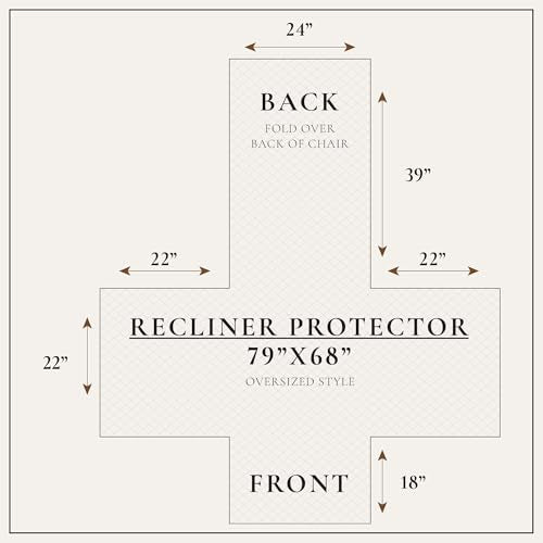 Velvet Recliner Cover (Recliner / 20- Velvet - Peach)