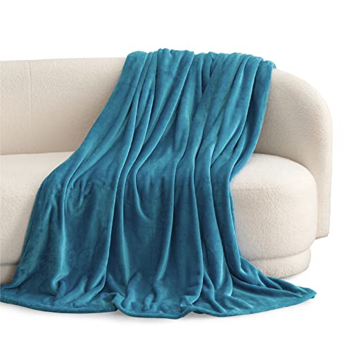 GentleSoft Fleece Blankets King Size Teal (Teal Blue / King (108" x 90"))