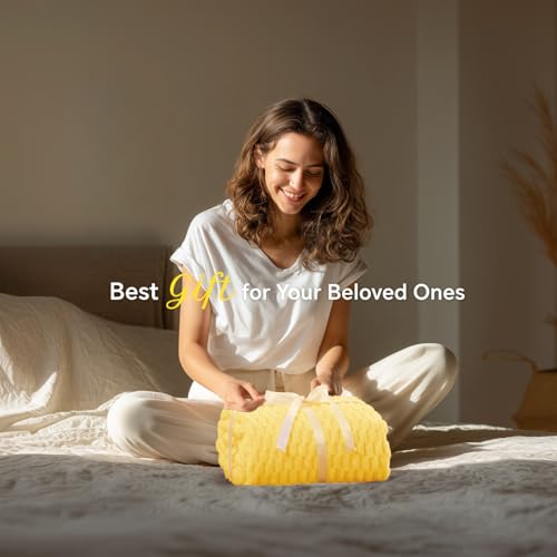 Light Yellow Twin Blanket for Couch (Light Yellow / Twin(60"x80"))